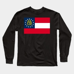 Georgia Flag Long Sleeve T-Shirt